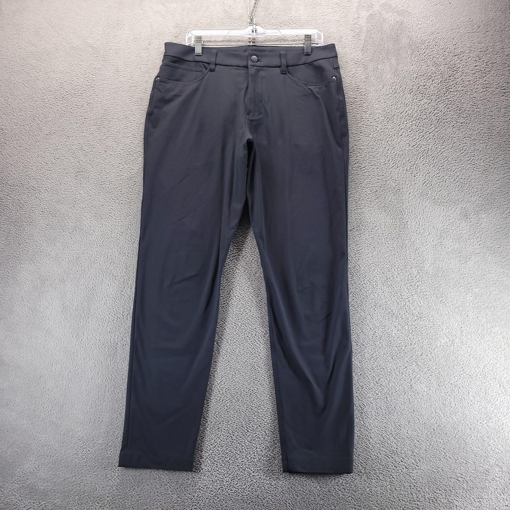 Lululemon Pants Mens 33x30 Gray ABC Slim Chino Warpstreme Stretch Office Travel